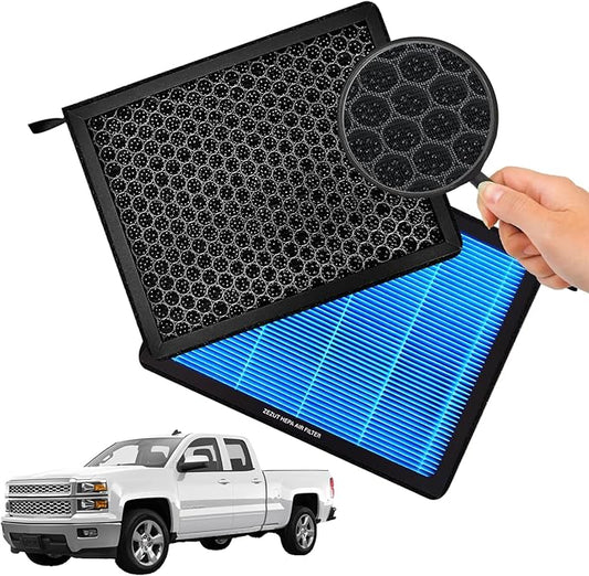 CF11809 Cabin Air Filter for 2014-2020 Cadillac Escalade, 2014-2018 Chevy Silverado 1500 and Sierra 1500, 15-19 2500HD and 3500HD, Suburban, Tahoe, Yukon, Activated Carbon, Durable and Sturdy (1Pack)