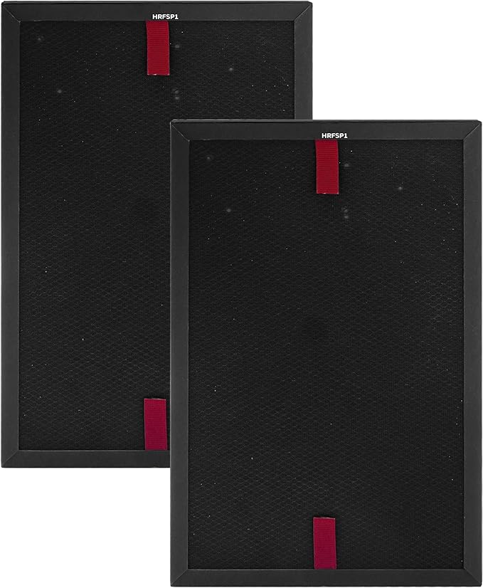 HRFSP1 Filter S Replacement Compatible with Honeywell Air Purifier Pet Odor Filter for HPA3000 PowerPlus and HPA5000 Insight Series, 2 Count