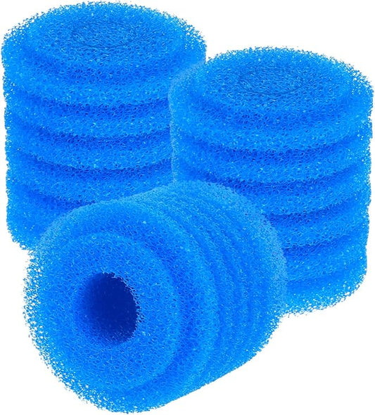 Bio Filter Sponge for Aquariums - 3 Pack, Washable and Reusable, Replacement Biological Filter Sponge Media for Fish Tanks