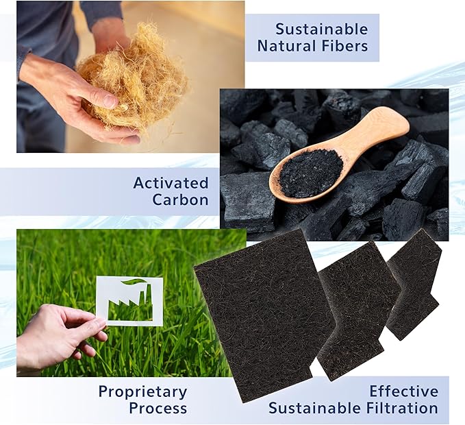 Aqueon Aquarium Fish Tank EcoRenew Filter Cartridge, Medium 15 pack