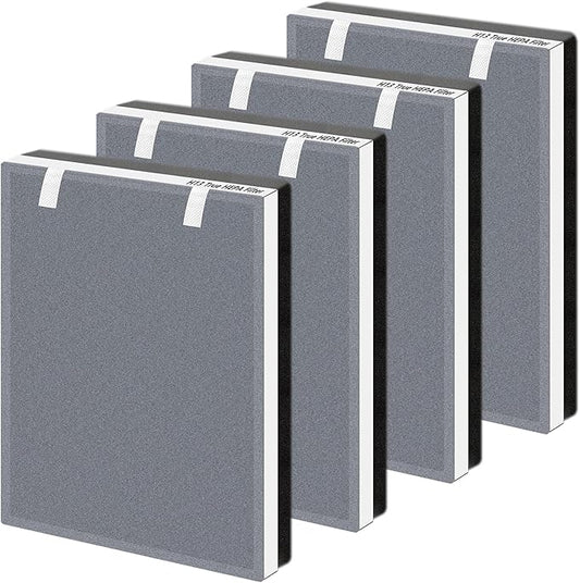 Vital 100 Replacement Filter for LEVOIT Vital 100 Air Purifier, Funmit 3-in-1 H13 True HEPA High-Efficiency Activated Carbon Filter, Compared to Part # Vital 100-RF, 4 Pack