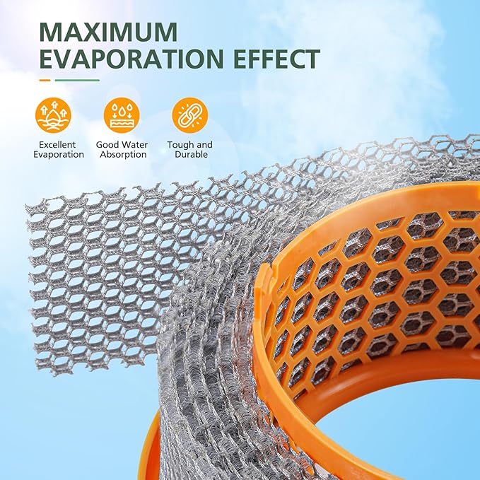 2 Pack PH04 Carbon Fiber Evaporator Filter Replacement Compatible with Dyson PH01 PH02 PH03 PH04 PH3A Air Puri-fier Humidifier Replacement Parts