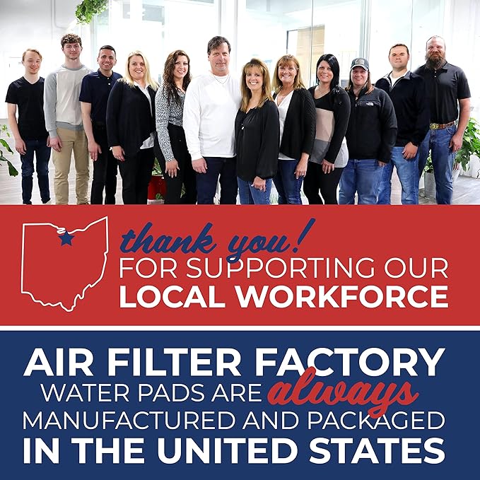 Air Filter Factory Replacement For 700, 760, 760A, 768 Aprilaire Humidifier Water Pad Filter 2-Pack