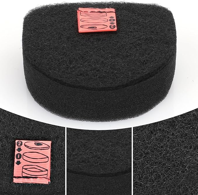 6 Pack Replacement Filters Compatible with Shark CH951 UltraCyclone Pet Pro Plus Cordless Handheld Vacuum - Foam Felt Filter Set for Shark CH901 CH950 CH951C CH900WM - XL Dust Cup Replacement Parts