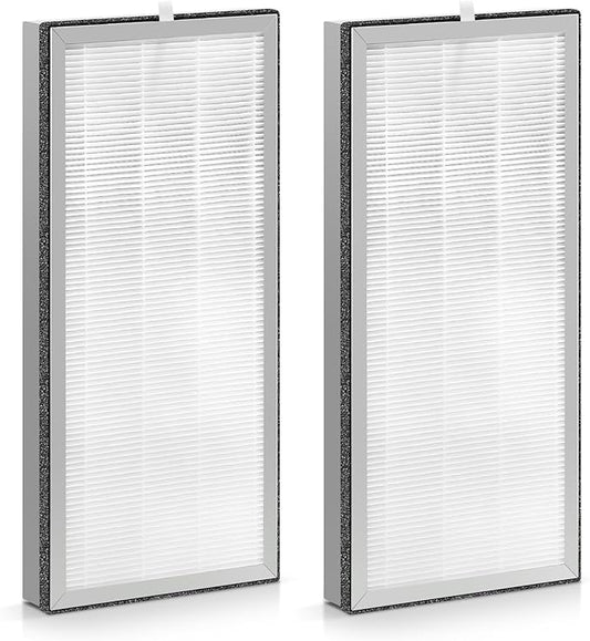 Replacement Filter Compatible with 40 Series Air Purifier, 3 in 1 with Pre-Filter, H13 HEPA and Activated Carbon(2 Pack)