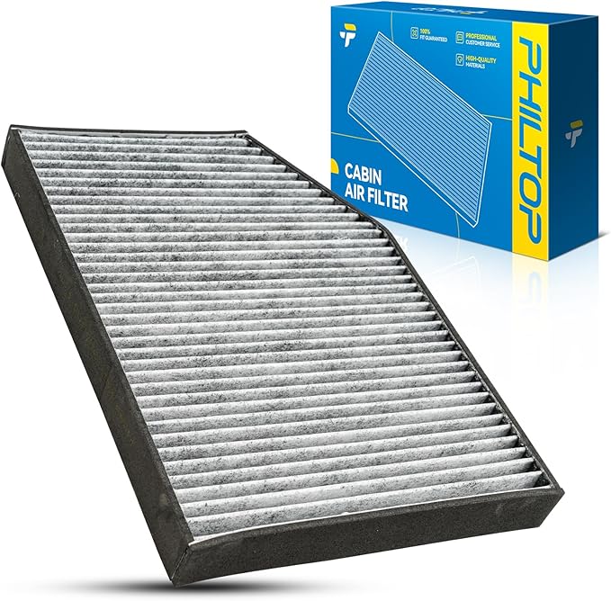 PHILTOP Cabin Air Filter, Replacement for CF12553 2018-2024 X3, 2019-2024 330i xDrive, 2019-2024 X4, 2019-2024 Z4, 2020-2024 330i, Cabin Filter with Activated Carbon Filter