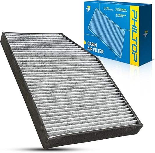 PHILTOP Cabin Air Filter, Replacement for CF12553 2018-2024 X3, 2019-2024 330i xDrive, 2019-2024 X4, 2019-2024 Z4, 2020-2024 330i, Cabin Filter with Activated Carbon Filter