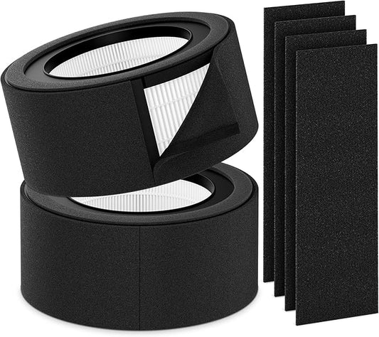 2 Pack Z-1000 Filter Replacement + 4 Extra Activated Carbon Pre-Filters | Compatible with TruSens Z-1000 (Model AFH-Z1000-01)