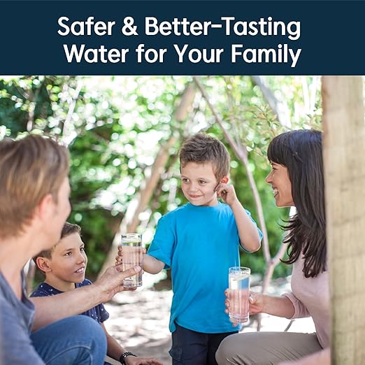 Puri 3 EFRO Under Sink Water Filtration System PPU-1100RO Reduces TDS Rust Chlorine and Heavy Metals, Improves Taste and Odor with Stainless Steel Faucet