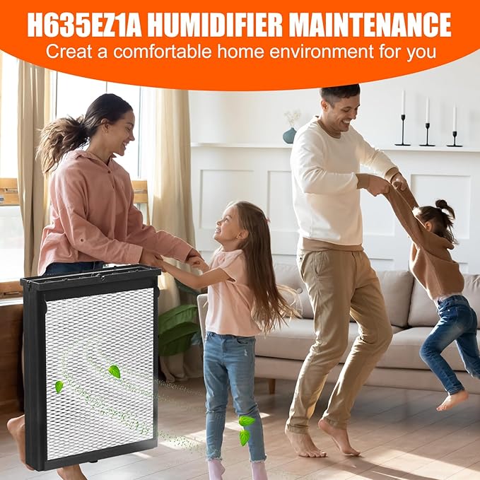 H635EZ1A Humidifier Filter Replacement, Water Panel Humidifier Replacement with Inline Strainer, Humidifier Filter Kit Compatible with Humidifier Models 600, 600A, 600M