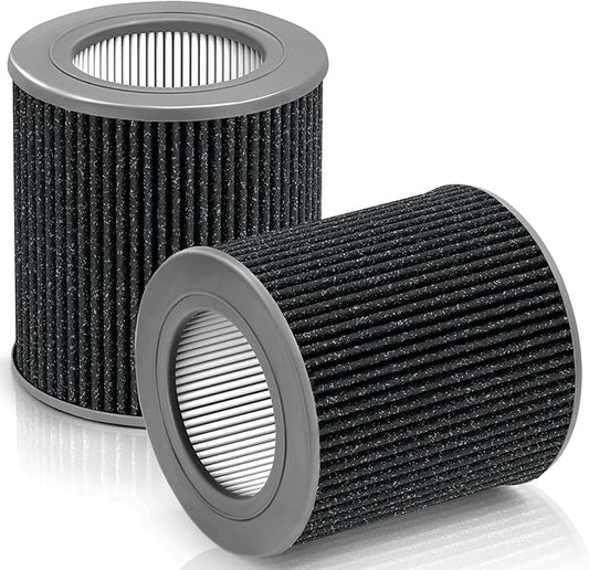 2 Pack Air Mini PECO-HEPA Replacement Filters Compatible with Molekule Tri-Power Air Mini & Air Mini + Air Purifiers, 3 in 1 High-Efficiency Filtration Air Mini Filter Replacement for PECO Filter