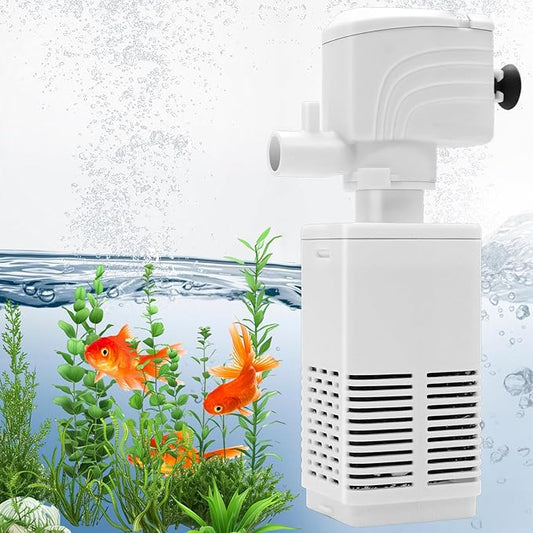 Aquarium Filter - Fish Tank/Turtle Tank Pumps & Filters for 50 to 150 Gallon Tank, Adjustable Oxygenation Amount and Direction (20W for 50~150 Gallon (Medium Sized ）)