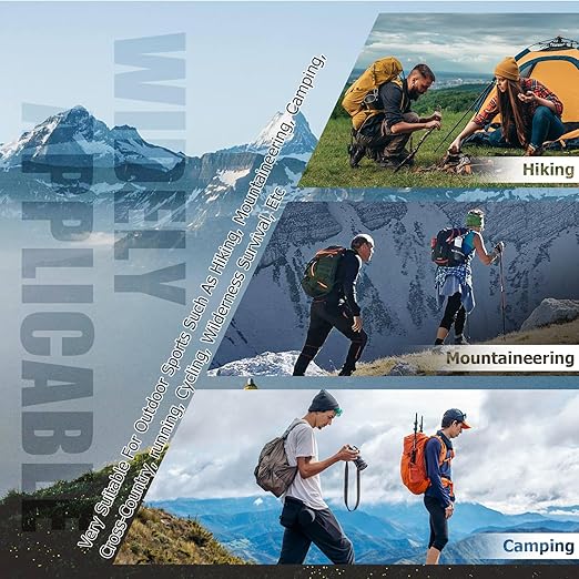 Gravity Water Filter Straw, 1.5 Gal Camping Water Filtration System with 1L Hiking Collapsible Water Bottles and Water Filter Straw for Travel, Backpacking, Emergency Preparedness, Blue