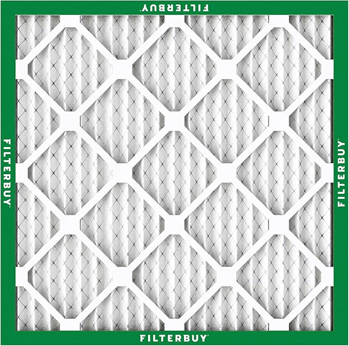 Filterbuy 11.25x11.25x1 Air Filter MERV 8 (MPR 700) Dust Defense Replacement (4-Pack), Electrostatic Pleated HVAC AC Furnace Filters, Made in USA (Actual Size: 11.25 x 11.25 x 0.75)