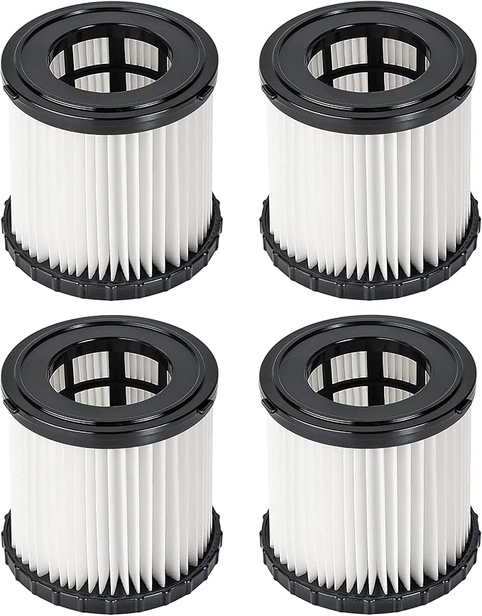 Fette Filter - A32VC05 A32RF08 Replacement Filter Compatible with RYOBI P3240 PCL733 PCL734 18V ONE+ 3 Gal. Wet/Dry Vacuums. Compatible with Hoover ONEPWR BH57105 - Pack of 4