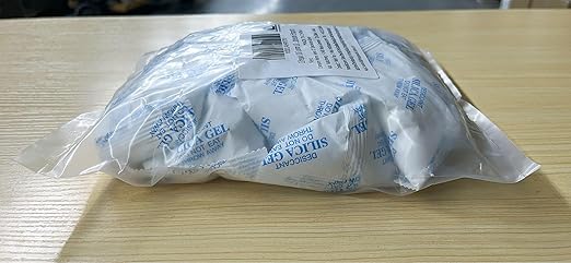 O2frepak 100 Gram(10Packs) Food Grade Moisture Absorbers Silica Gel Packs Desiccant for Storage,Food Safe Dessicant Silica Gel Packets for Moisture Storage Control