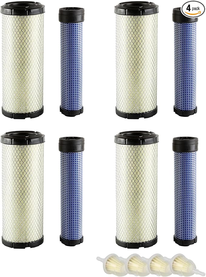 4PCS P821575 P822858 AM116304 Outer Inner Air Filter for Donaldson FPG05 New Holland TC30 TC33D T1520 TC29D Kubota L3130 L4600 L3940 L3940 L3300