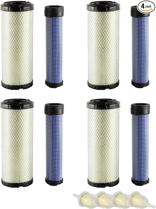 4PCS P821575 P822858 AM116304 Outer Inner Air Filter for Donaldson FPG05 New Holland TC30 TC33D T1520 TC29D Kubota L3130 L4600 L3940 L3940 L3300