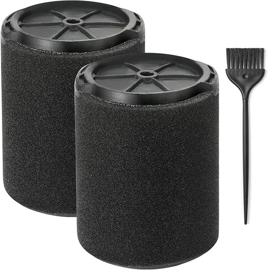 2-Pack VF7000 Filter for Ridgid Shop Vac,Compatible with Ridgid 5-20 Gallon and Husky 6-9 Gallon Wet/Dry Vacuums,Foam Wet Vacuum Filter Replacement for Wet Applications Only