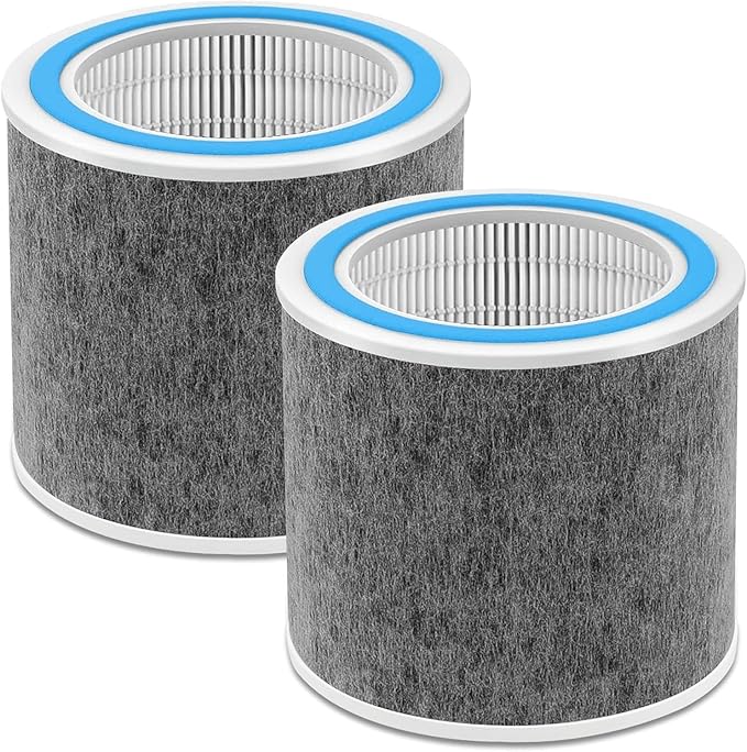 HP102 Replacement Filter, Compatible with Shark HP102 & HP102PET & HC452 & HP132, True Filter for 99.97% of Particles, Compare Part #HE1FKPET, HE1FKBAS (2 Pack)