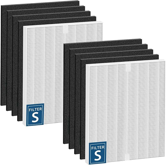 10 Pack C545 H13 HEPA Replacement Filter S Compatible with Winix C545 Air Purifi-er, Replaces Part 1712-0096-00 and 2522-0058-00