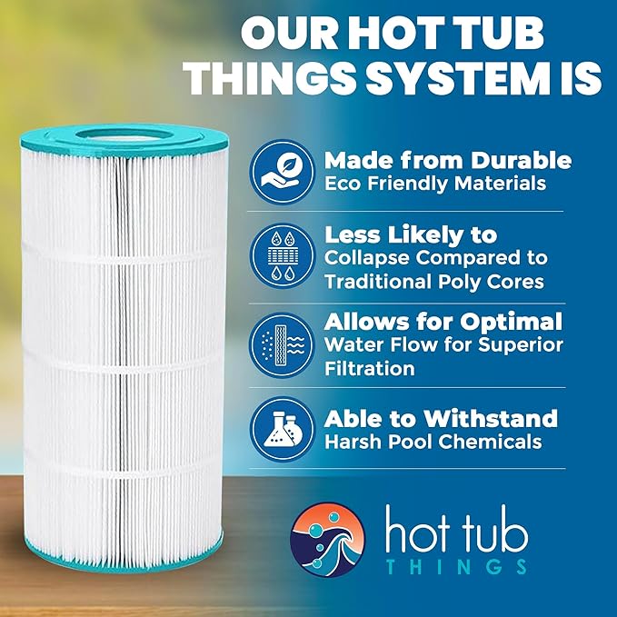 Advanced Spa Filter Replacement Cartridge 6540-501 Series Filter, Enhanced Water Quality with Superior Filtration, Large Filtration Capacity, Cleans Better and Last up to 18 Months