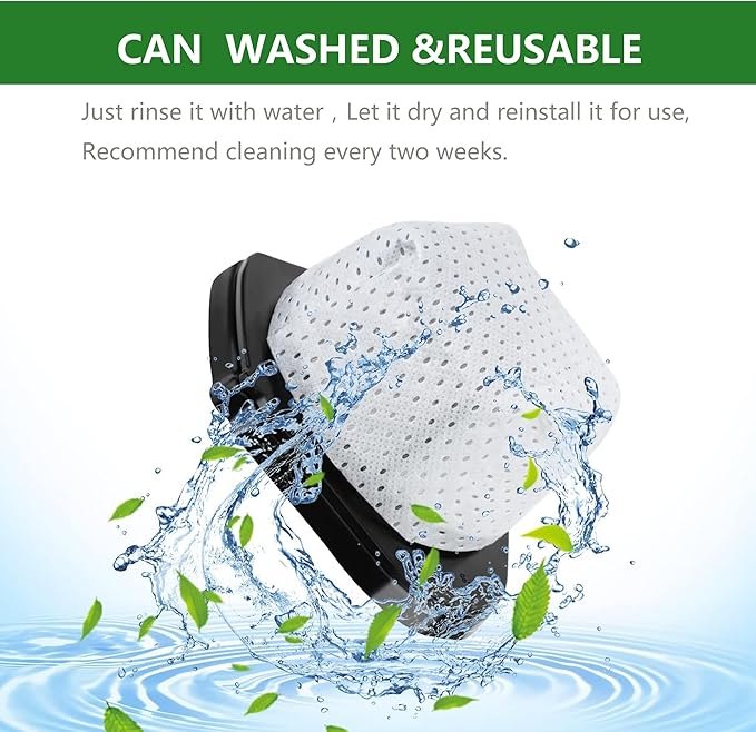 EZ SPARES 4PCS Replacement For Shark XSB726N Washable Dust Cup Filter Hepa Models SV75 SV70 SV726 Hand Vacs SV736, SV738, SV748, SV760