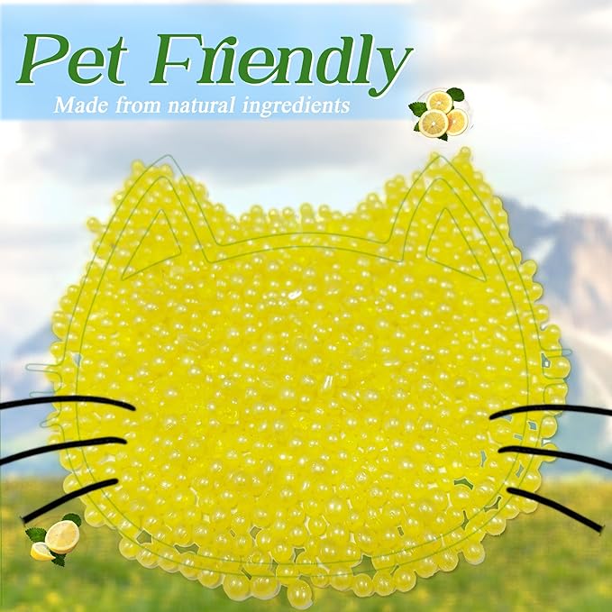 12 Pack Odor Remover Refills Compatible with Whisker OdorTrap Pod, Cat Toilet Odor Eliminates Deodorant for Litter-Robot and Traditional Litter Boxes (4* Jasmine + 4* Rose + 4* Lemon)