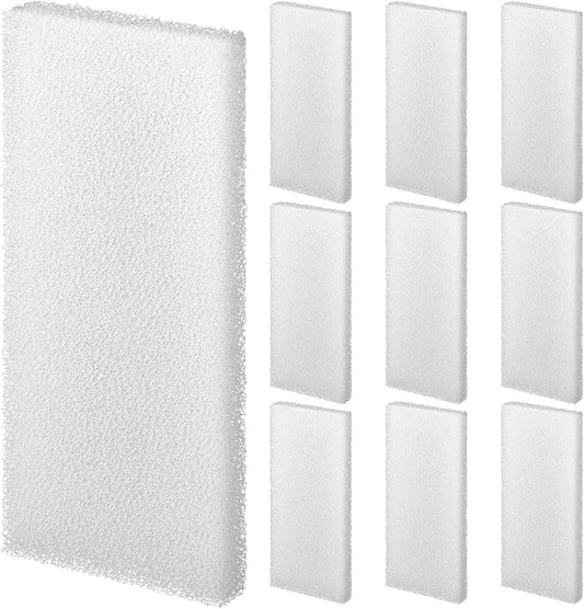 Nosiny 10pcs Filter Foam Pad Compatible with Fluval U2 Underwater Sponge Aquarium Underwater Filter Accessories Compatible for Aquarium, Fish Tank