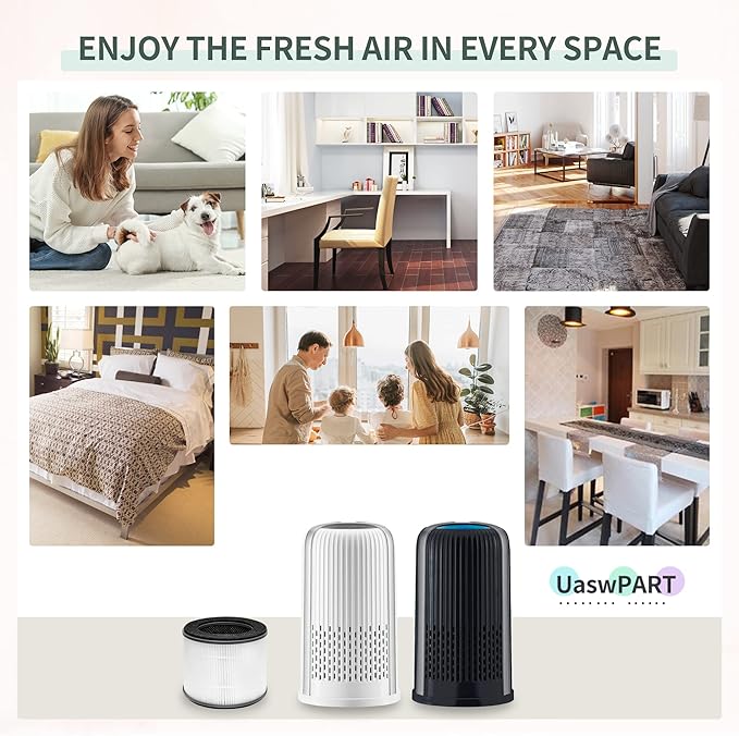 AP-T10FL Replacement Filter Compatible with HoMedics Air Pu-rifier Filter Replacement for AP-T10-WT AP-T10-BK TotalClean 4-in-1 Tower Series with Activated Carbon HEPA-Type Filters, 1 Pack