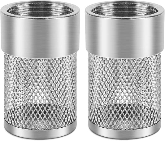 Garden Hose Strainer - 25MM Inlet Suction Strainer Mesh Filter Compatible with Livewell Pump Hose Water Filter for Irrigation Garden High Pressure Washer - 2 Pack