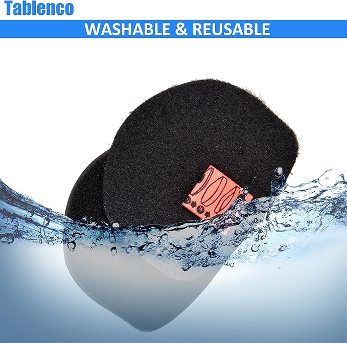 for Shark Cordless Handheld Vacuum UltraCyclone Pet Pro Plus Replacement Foam Felt Filters, Compatible with Shark CH901 CH950 CH951 CH951C CH900WM XL Dust Cup Filter, Part #XFTRCH900 4 Pack