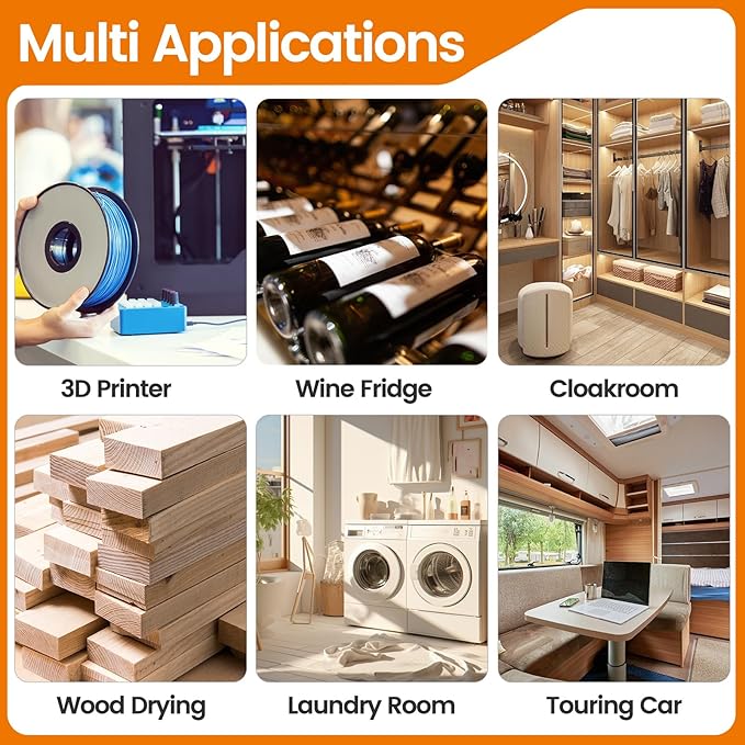 1000g Reachargeable Silica Gel Beads with 1 Cloth Bag, Indicating Moisture Absorber Desiccant Packs for Storage