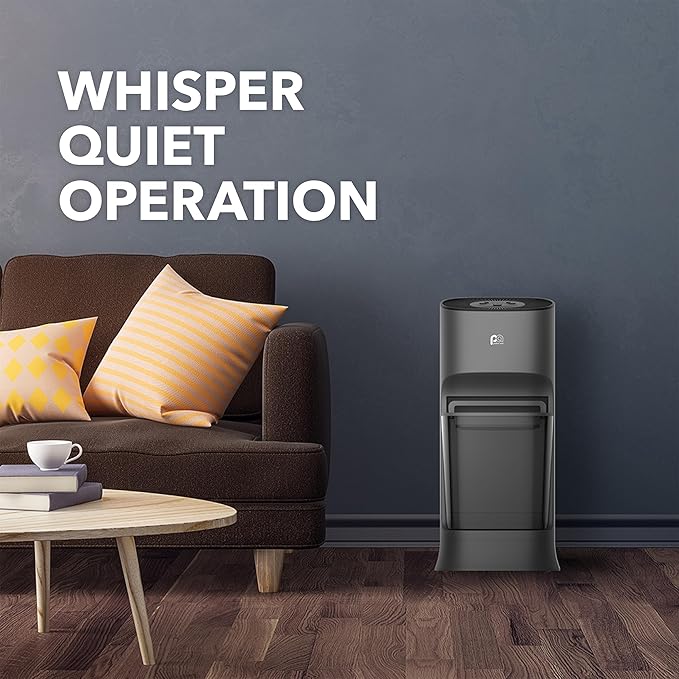 Perfect Aire Top Fill Humidifier for Bedroom, 2.8 Gallon Tank Floor Standing, Easy to Fill & Clean, Cool Mist Evaporative Humidifier for Home, Baby Nursery, Office Low Water Indicator, 24 Hr.