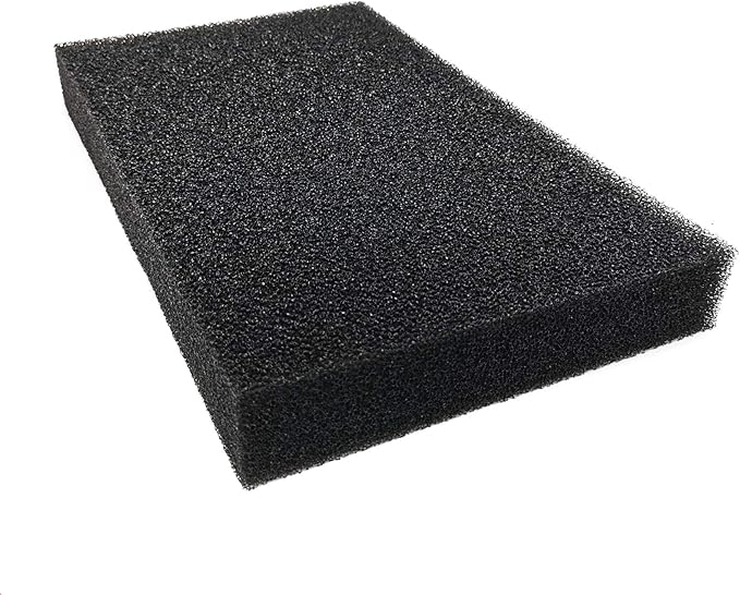 JIH Aquarium Foam Filter Pad,16 x 10 x 2 inch Cut to Fit Sponge Filter Media for Fish Tank,30PPI