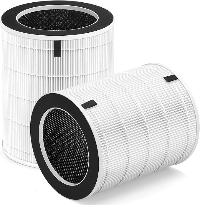 Mage and Max HEPA Replacement Filter Compatible with Afloia Air Pu-rifier MAX/MAGE/MAGE PRO, Honati MAX AP2202I and Sans Large room Air Pu-rifiers, 2-Pack for B088R4JWW3/B0922N7WRH