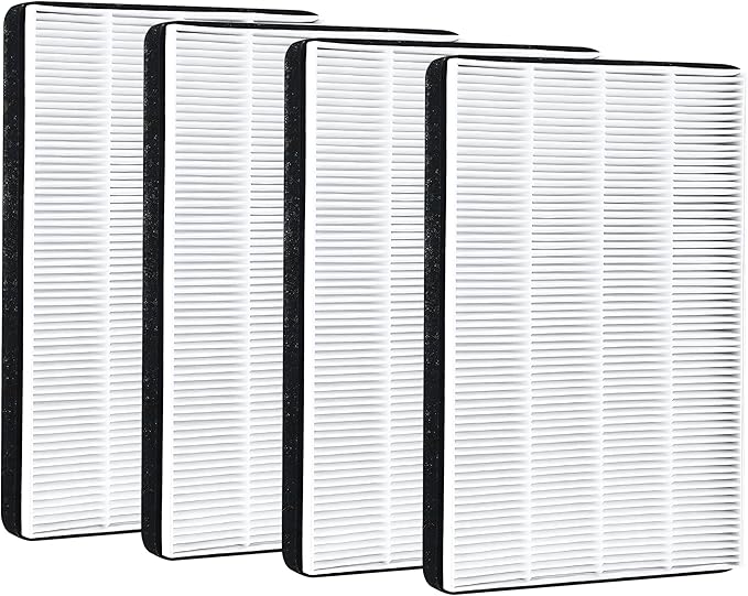 Nispira F2 A2 True HEPA Filter Replacement for Filtrete Room Air Purifier FAP-C02WA-G2, FAP-C03BA-G2, FAP-T03BA-G2, FAP-SCO2W, FAP-SC02N, 4 Packs