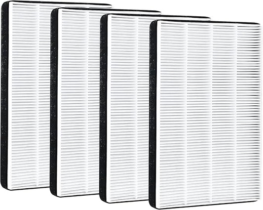 Nispira F2 A2 True HEPA Filter Replacement for Filtrete Room Air Purifier FAP-C02WA-G2, FAP-C03BA-G2, FAP-T03BA-G2, FAP-SCO2W, FAP-SC02N, 4 Packs