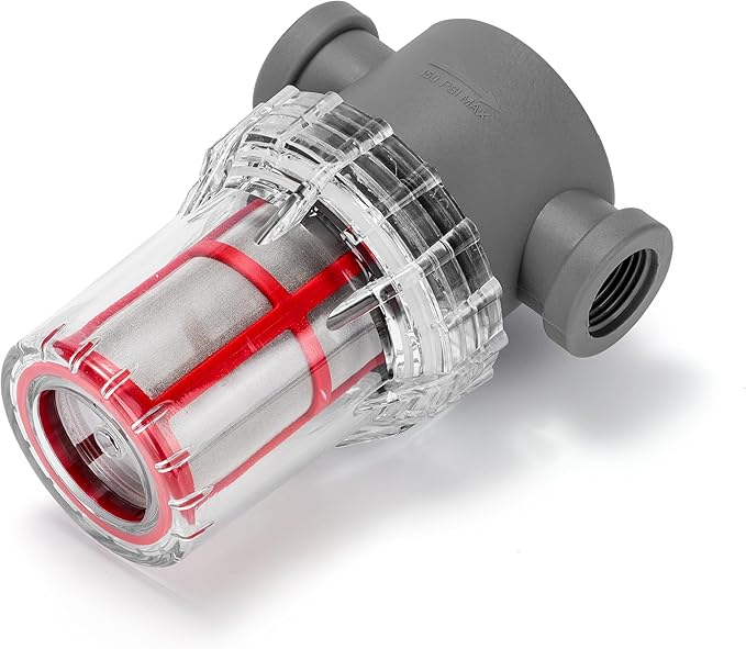 1/2'' Female NPT in-Line Strainer - Garden Hose Filter for High Pressure Washer, Sediment Filter with 200 Mesh Stainless Steel Screen (1/2'' 200 Mesh)