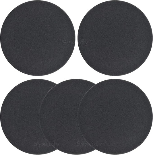 Vacuum Filter for Bissell, Filters Replacement for Bissell Powerforce Helix Bagless 2191, 2190, 2254, 2256, 1700, Part 1608225,5 Pack, Black