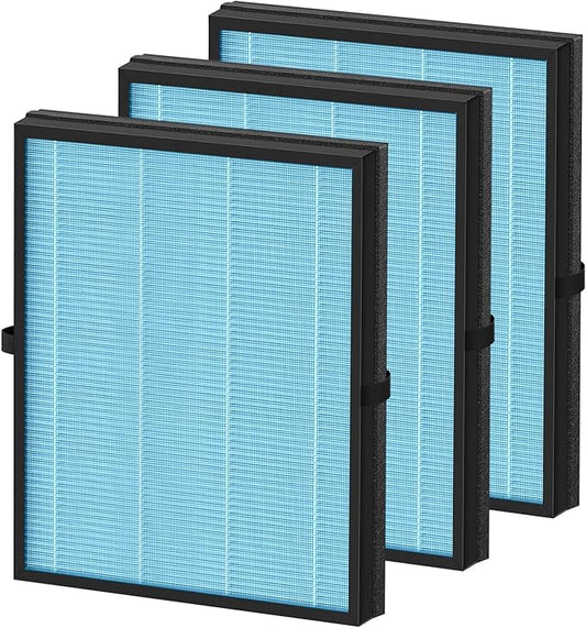 3 Pack MK04 Air Filter Replacement Compatible with AROEVE MK04 MG04JH Air Puri-Fier, 4-in-1 High-Efficiency Filter Suitable for Dust, Pet Dander, Smoke, Pollen,Standard Version