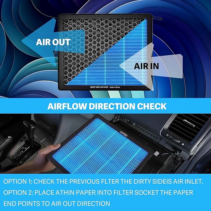 Cabin Air Filter CF11810, Fits Jeep, Dodge & Fiat Models, 2017-2025 Compass, 2015-2023 Renegade, 2024-2025 Hornet, 2014-2020 500L, 2016-2023 500X, 2024-2025 Alfa Romeo Tonale and 500E