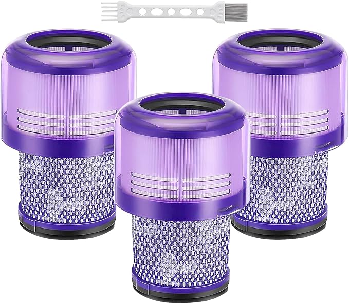 for Dyson V11 Torque Drive Cordless Vacuum Cleaner Replacement Filters Parts, Compatible with Dyson V11 SV14 Animal and V15 Detect Cordless Vacuum Models Filter, Part No.970013-02, 3 Pack