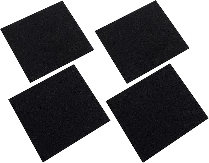 Flintar MD1-0023 Activated Carbon Replacement Filters, Compatible with Vornado Air Cleaner Purifier Model AC300, AC350, AC500, and AC550, 4-Pack