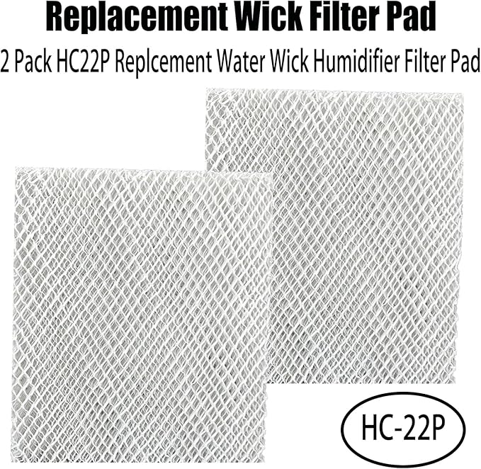 HC-22P HC22E1003/U Whole House Humidifier Filter Pad Replcement for Honeywell HE100, HE150 HE220 HE225 HE240 Humidifiers, Part # HC22P HC22P1001 HC22A1007 HE100A1000 (2 Pack)