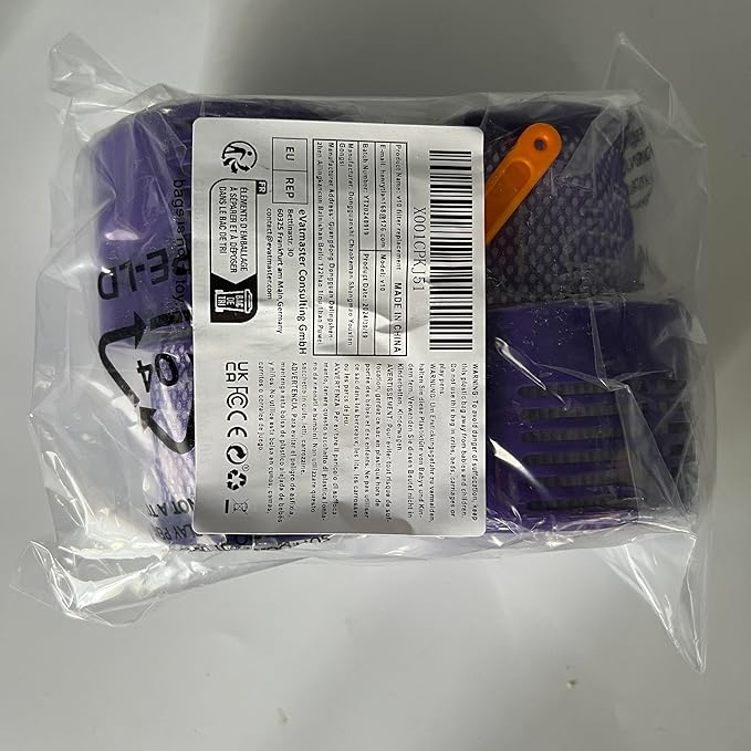 Filters Replacement for Vacuum Cleaner V10 Cyclone Series, V10 Absolute, V10 Animal, V10 Total Clean, V10 Motorhead, SV12 Replace Part #969082-01 Washable and Reusable Hepa Filter