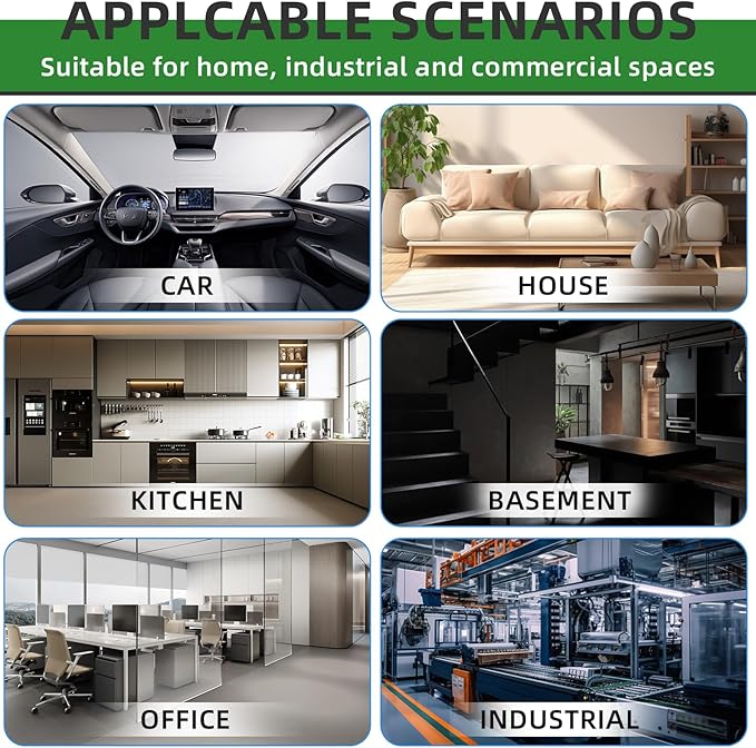 Ozone Generator Odor Eliminator 80000mg/H-High Capacity Ozone Machine Odor Removal for Large Spaces (9000 Sq. Ft)-Portable O3 Ionizer Air Purifier for Cars Homes Hotels Kitchens Pet Room