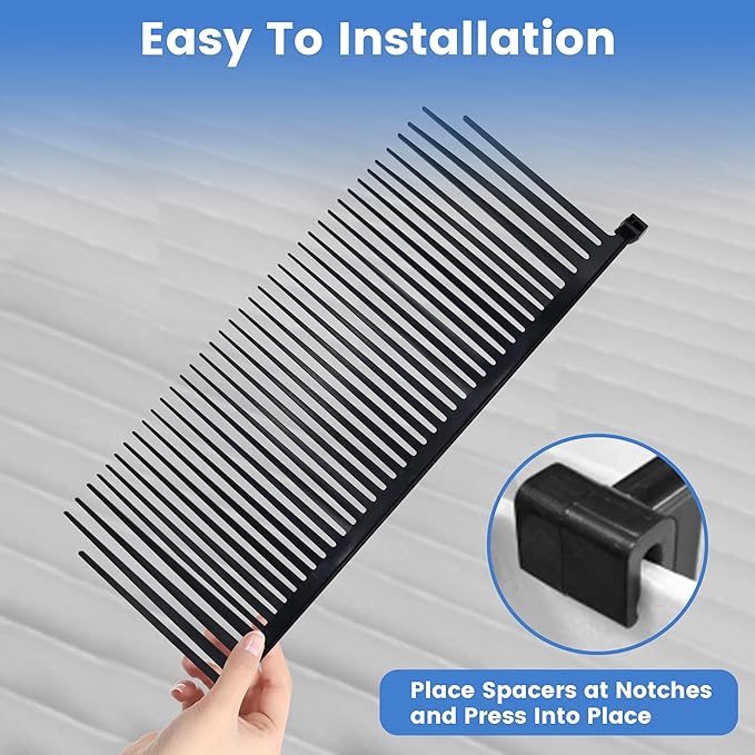 #4119 Pleat Spacers Replacement Compatible with Aprilaire 2200, 2250, Space Gard 2200 Whole House Furnace, 4119 Fresh Air Ventilation Furnace Filters, 6 Pack