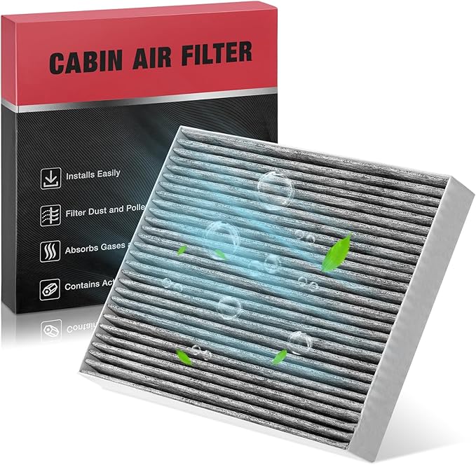 BDFHYK 1PC CF12772 Cabin Air Filter with Activated Carbon Compatible with Bronco Sport, Explorer, Maverick, Mustang Mach-E, Police Interceptor Utility, Escape, Lincoln Aviator, Corsair