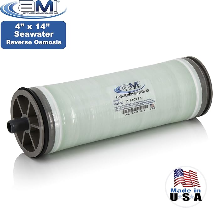 Seawater RO Membrane | Watermaker Replacement Membrane | SWRO | Applied Membranes, Inc. M-S4014A (4" x 14")